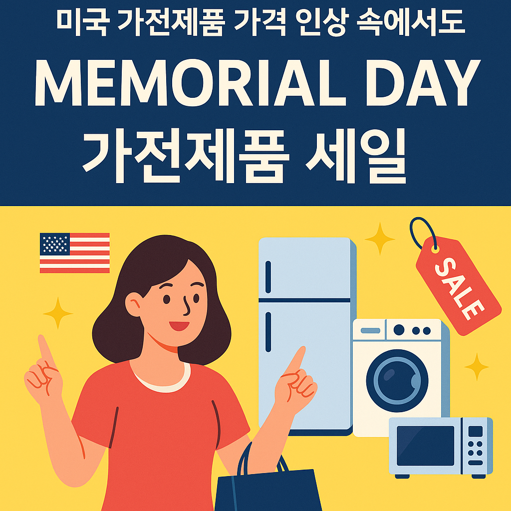2025년 미국 메모리얼 데이 가전제품 세일 프로모션 썸네일
