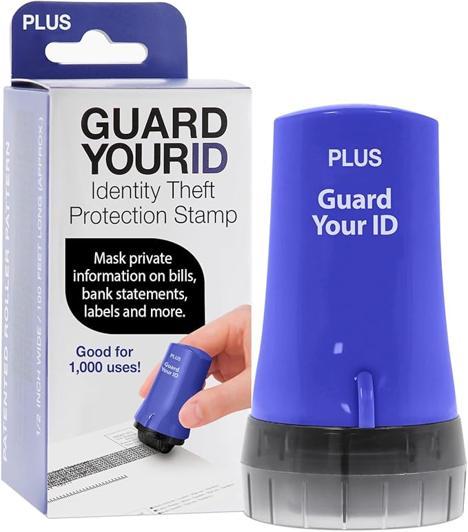 Guard Your ID Advanced Roller 2.0 Identity Theft Prevention Security Stamp