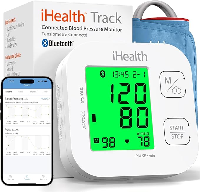 iHealth 상완형 블루투스 혈압계 (스마트 연동, 넓은 커프)