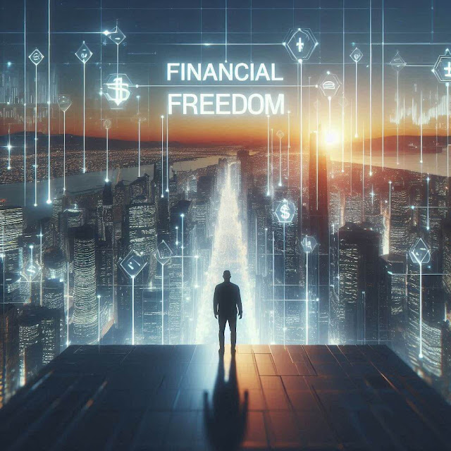 Financial Freedom을 상징하는 노후의 평온한 일상 풍경
